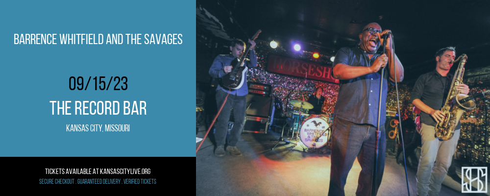 Barrence Whitfield And The Savages at recordBar